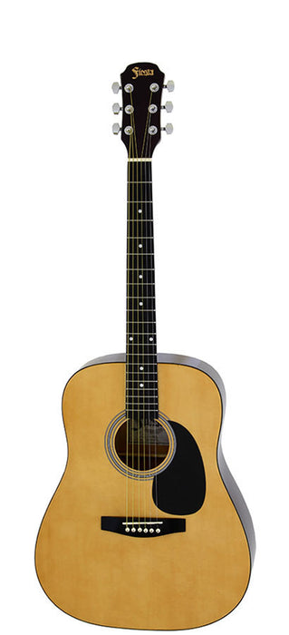 Aria Fiesta Series Travel Acoustic Guitar in Natural