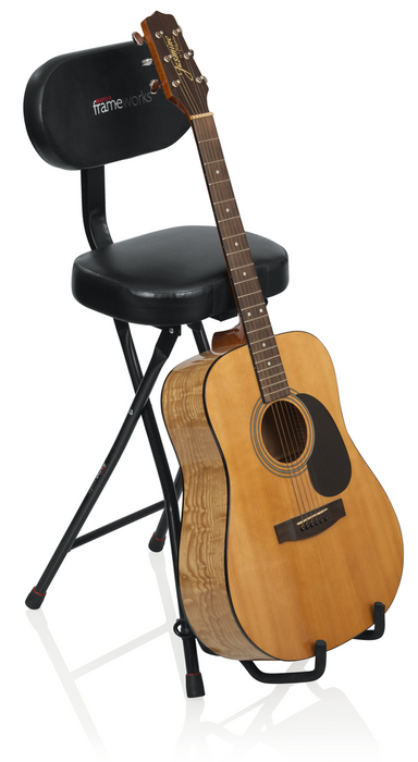 Gator GFW-GTR-SEAT Guitar Seat/Stand Combo