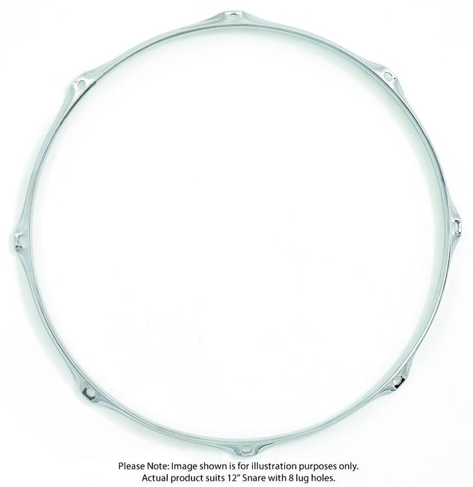 Gibraltar 12"/8 Lug Snare Side Steel Power Hoop (Pk-1)