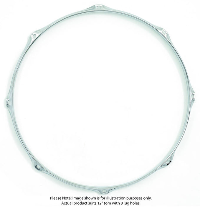 Gibraltar 12"/8 Lug Tom Steel Power Hoop (Pk-1)