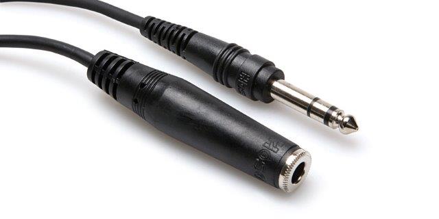 10 FT HEADPHONE CABLE ST 1/4" PH M-ST 1/4" PH F