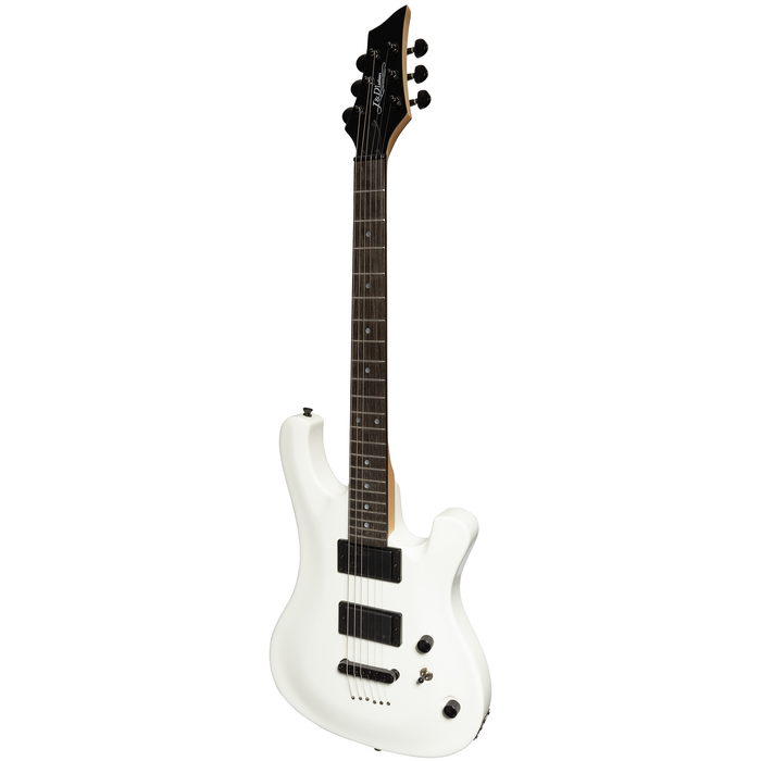 J&D Luthiers Contemporary-Style 2x HB Electric Guitar (White)