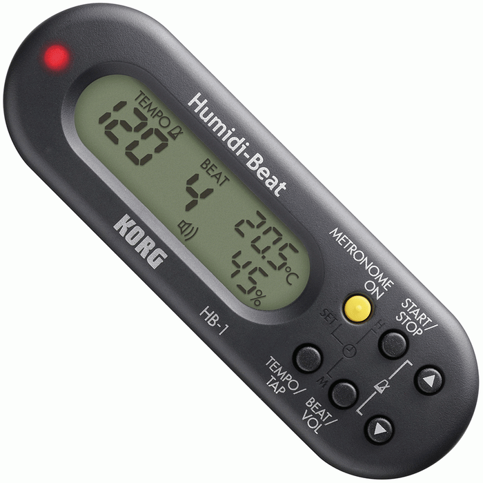 HUMIDI-BEAT METRONOME BLACK W/THERMO & HYGROMETE