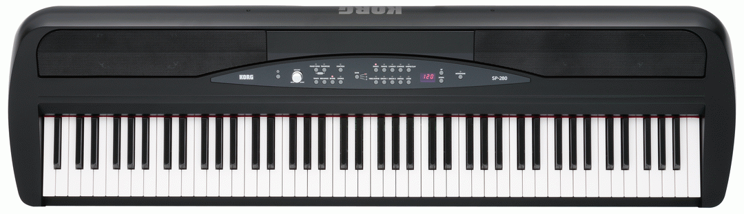 SP-280 DIGITAL PIANO BLACK 88 KEYS NATURAL WEIGH