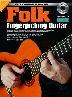 Progressive Folk Fingerpicking Guitar Book/CD