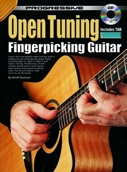 Progressive Open Tuning Fingerpicking Guitar Book/CD