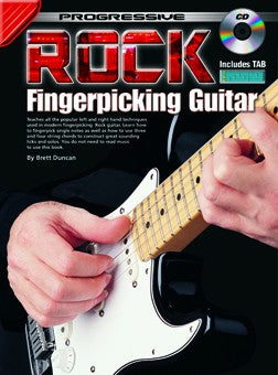 Progressive Rock Fingerpicking Guitar Book/CD