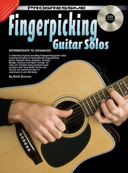 Progressive Fingerpicking Guitar Solos Book/CD