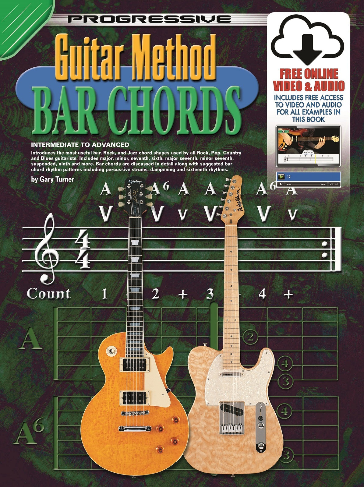 Progressive Guitar Method Bar Chords Book/Online Video & Audio — Music ...