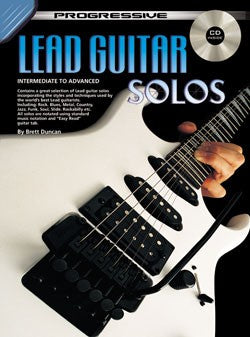 Progressive Lead Guitar Solos Book/CD