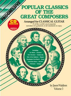 Progressive Popular Classics Of The Great Composers Volume 3 Book/CD