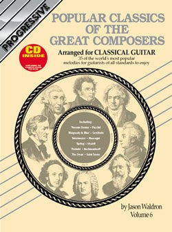 Progressive Popular Classics Of The Great Composers Volume 6 Book/CD