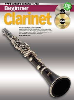 Progressive Beginner Clarinet Book/CD/DVD