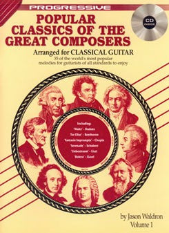 Progressive Popular Classics Of The Great Composers Volume 1 Book/CD