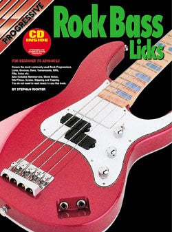 Progressive Rock Bass Licks Book/CD