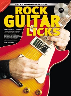 Progressive Rock Guitar Licks Book/CD