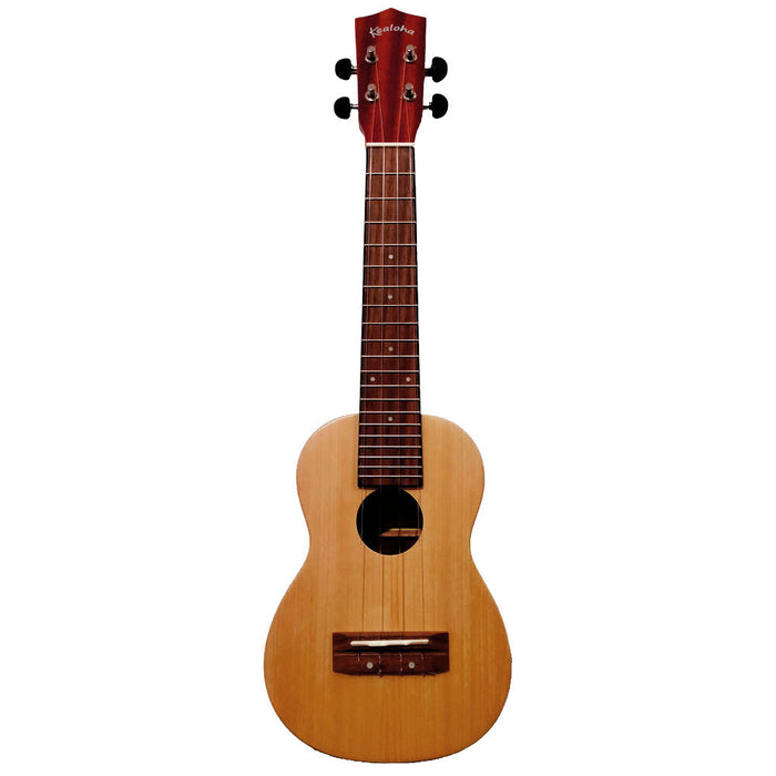 Kealoha KS-Series Soprano Ukulele with Solid Spruce Top in Natural Matt Finish