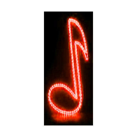 MUSIC NOTE RED