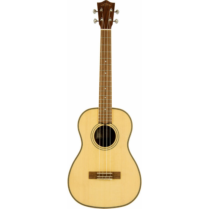 Lanikai Soild Spruce Top Series Baritone Ukulele in Natural Satin Finish with Lanikai Deluxe Gig Bag