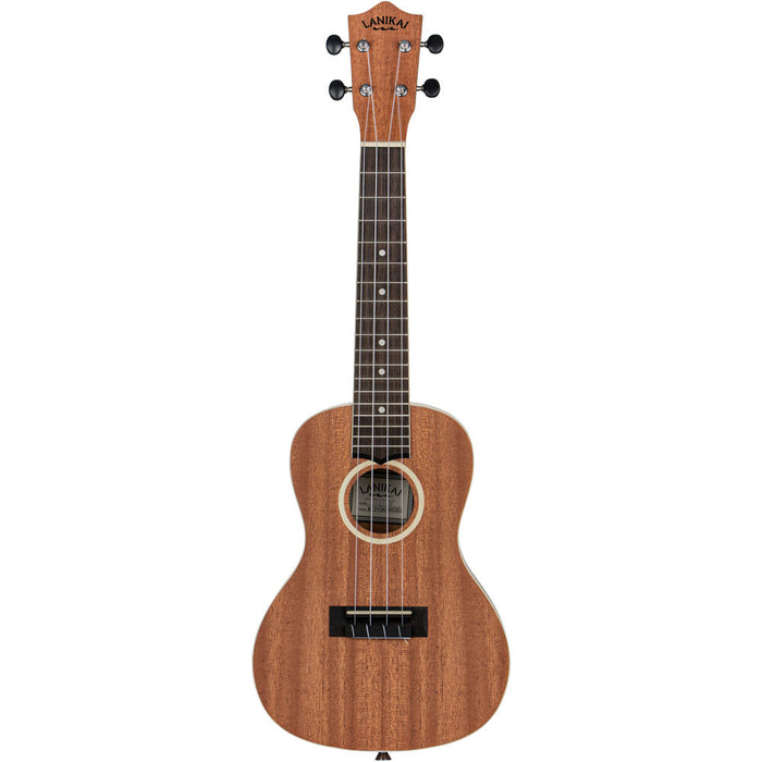 Lanikai LU Series Concert Ukulele in Natural Satin Finish with Lanikai Standard Gig Bag