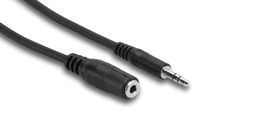 25 FT H/PHONE EXT CABLE 3.5MM FEMALE TO M