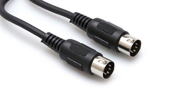 03 FT MIDI CABLE  BLACK