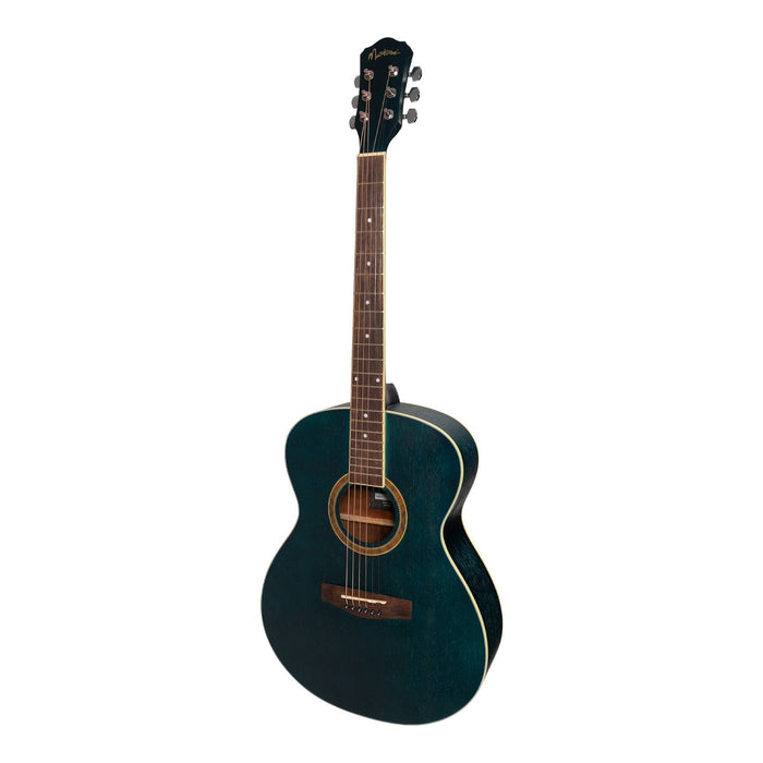 Martinez '41 Series' Folk Size Acoustic Guitar (Blue)