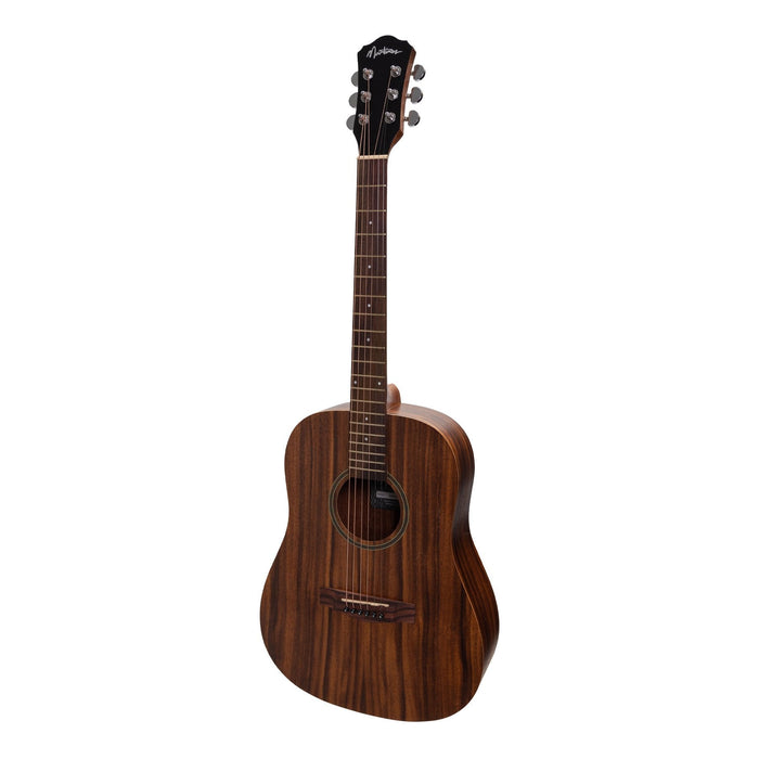 Martinez Acoustic-Electric Middy Traveller Guitar (Rosewood)