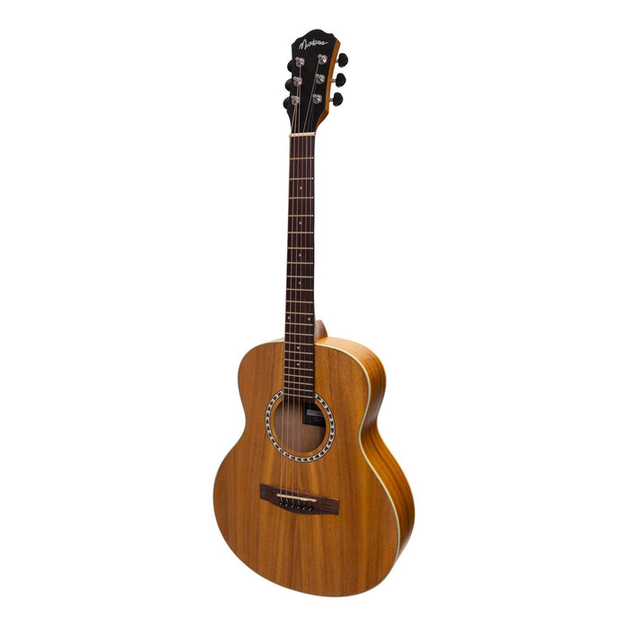 Martinez Acoustic-Electric Short Scale Guitar (Koa)