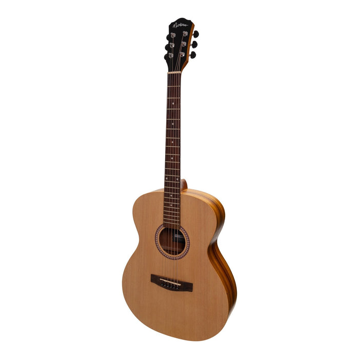 Martinez Left Handed Acoustic-Electric Small Body Guitar (Spruce/Koa)