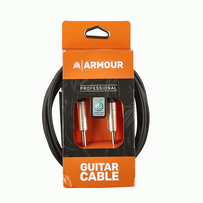 Armour NGP10 Guitar Cable - Neutrik Connector Jacks - 10 Foot