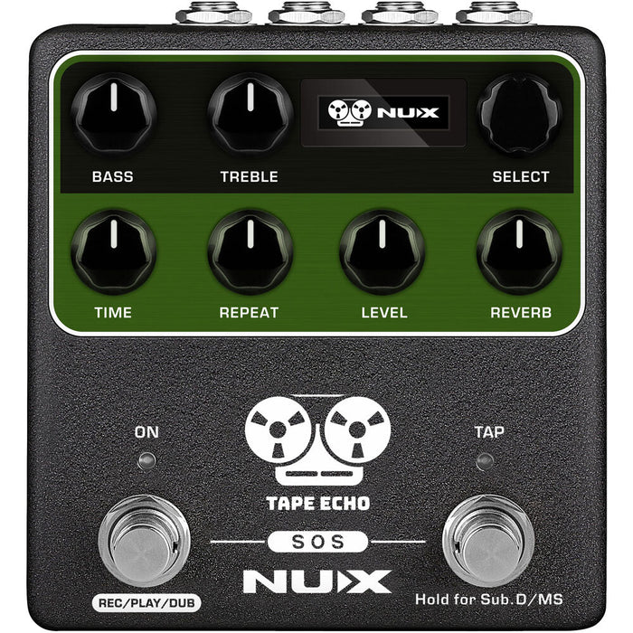 NU-X Verdugo Series Tape Echo Effects Pedal Tribute to Space Echo