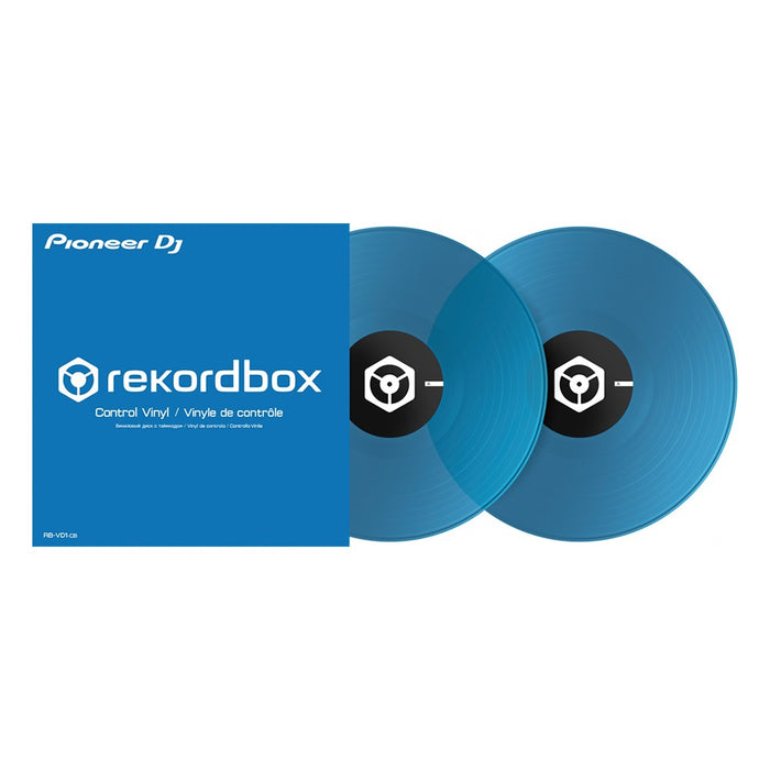 Rekordbox Control Vinyl Clear Blue (Pair)