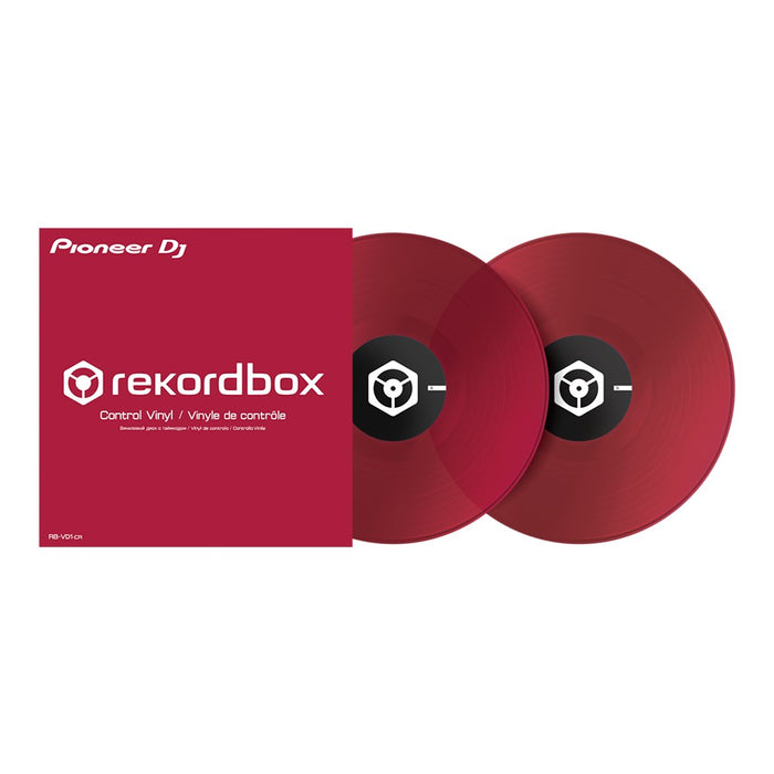 Rekordbox Control Vinyl Clear Red (Pair)