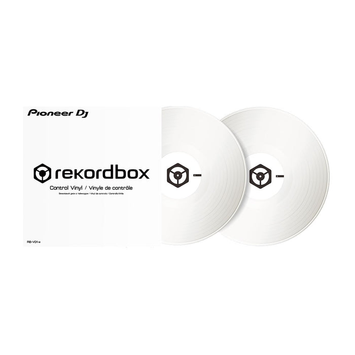 Rekordbox Control Vinyl White (Pair)