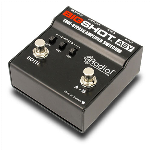 BIGSHOT ABY TRUE BYPASS ABY SWITCHER W/TRANS ISO