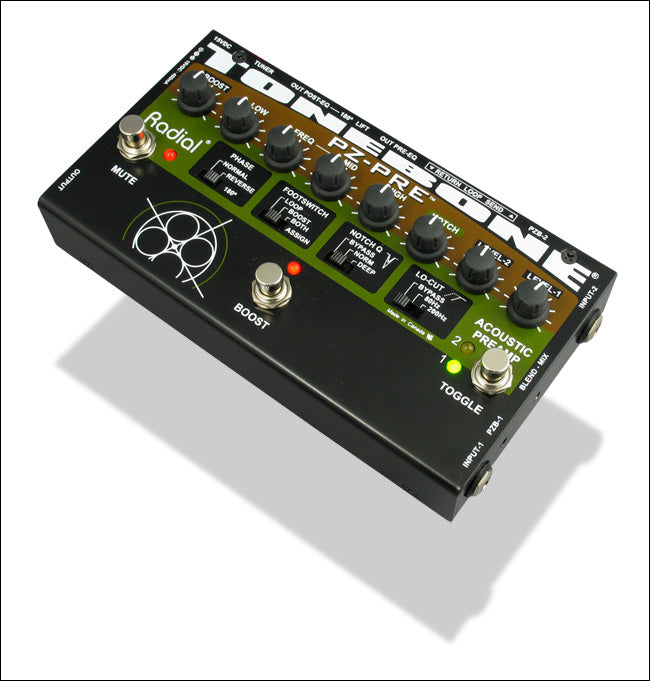 PZ PRE ACOUSTIC INSTRUMENT PREAMP 2 CH W/EQ