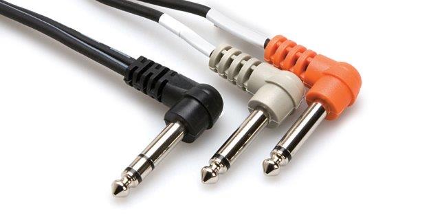 01 FT INSERT CABLE 1/4 INCH TRS RA