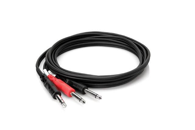 02 MTR STEREO CABLE 1/4 INCH TO 2 X 1/4 INCH JAC