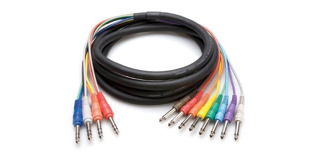 02 MTR SEND/RETURN STEREO CABLE 1/4 INCH TO 1/4