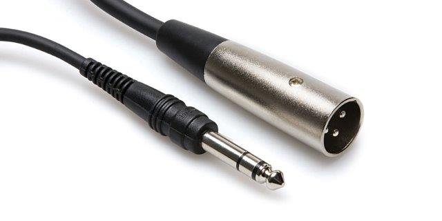 15 FT CABLE XLR MALE TO STEREO 1/4 INCH
