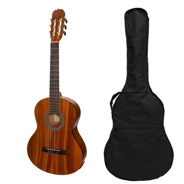 Sanchez 3/4 Student Acoustic-Electric Classical Guitar with Gig Bag and Pickup (Rosewood)