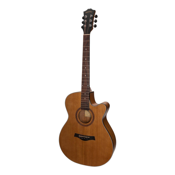 Sanchez Acoustic-Electric Small Body Cutaway Guitar (Acacia)