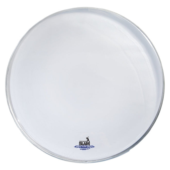 Slam Single Ply Clear Medium Weight Drum Head (20")