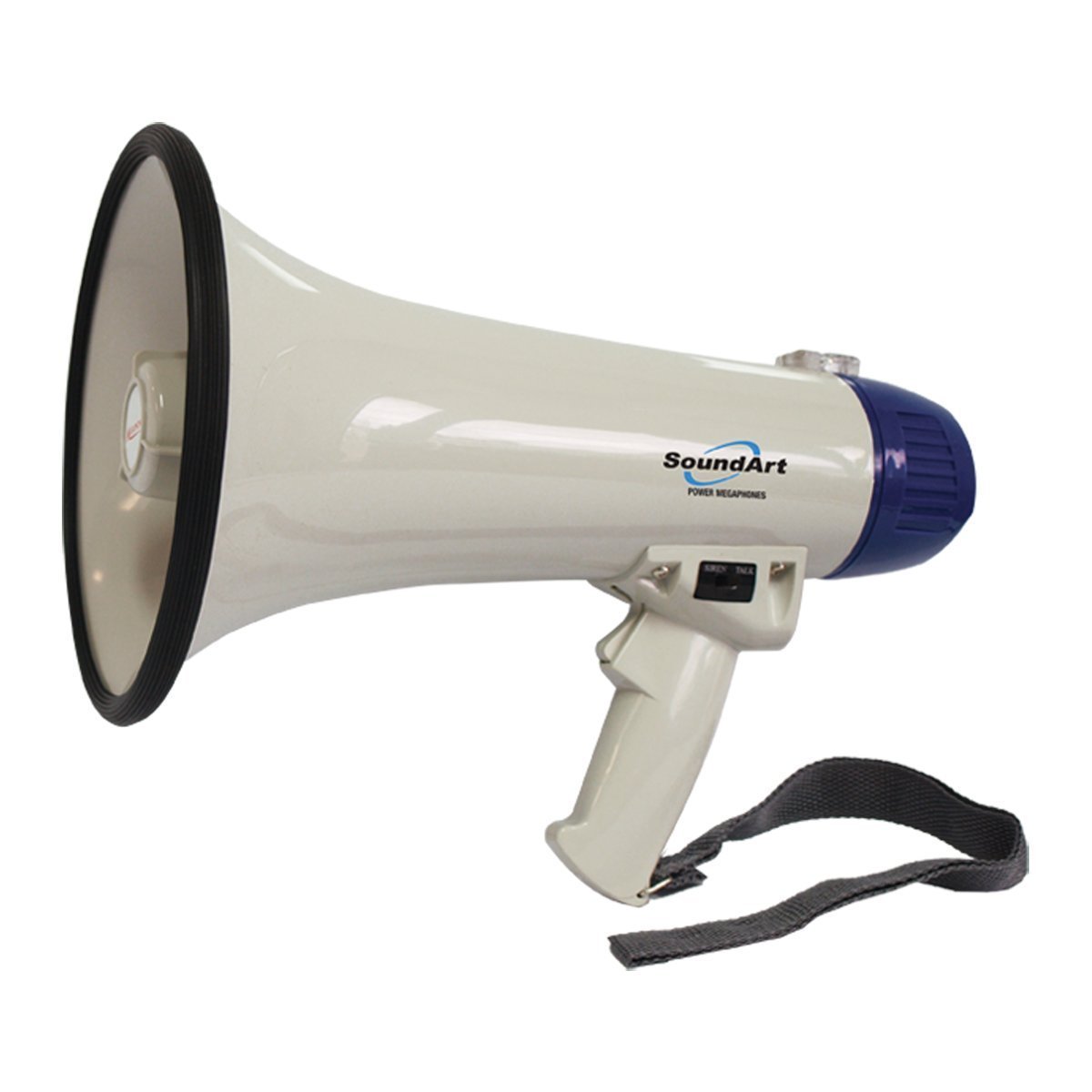 Megaphone Instrument SoundArt 15 Watt Portable Hand-Held Megaphone (Blue) β Music Man Australia