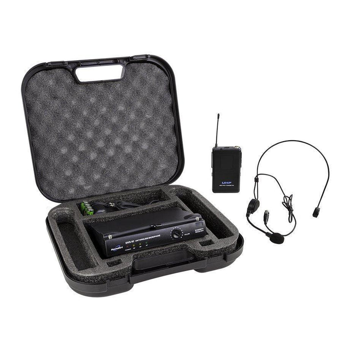 SoundArt Single Channel Wireless Microphone System with Lapel and Headset Mics