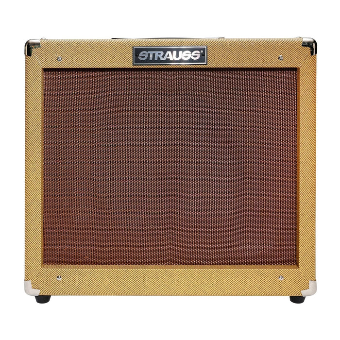 Strauss 'Legacy Vintage' 50 Watt Combo Solid State Guitar Amplifier (Tweed)