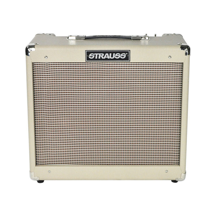 Strauss SVT-20R  20 Watt Combo Valve Amplifier with Reverb (Cream)