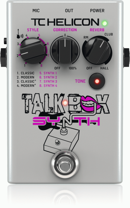 TC HELICON TALKBOX SYNTH PEDAL