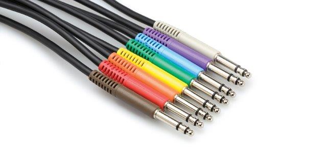 90CM PATCH CABLE 8 X COLOUR TT